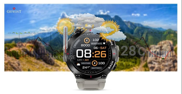 Smartwatch Giewont GW460-3 Szary
