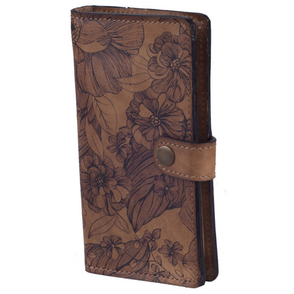 Portfel damski skórzany KEMER R6 Brązowy - min. zamówienie 20 / 50 / 100 szt.