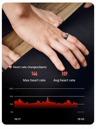 Smart Ring RUBICON R6 Gold/Silver SIZE-10(US) SMARUB325