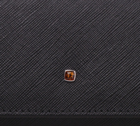 Portfel skórzany damski KEMER 312D Czarny - min. zamówienie 20 / 50 / 100 szt.