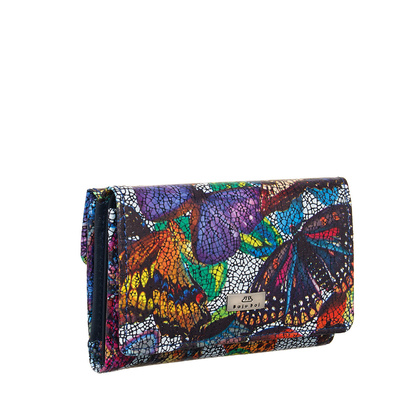 Kolorowy Portfel Damski BajuBaj ze Skóry Licowej PD1221cs13RFID