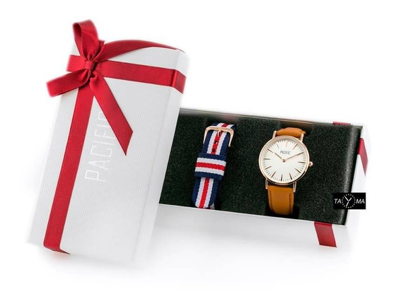 ZEGAREK DAMSKI PACIFIC CLOSE - komplet prezentowy (zy590h)