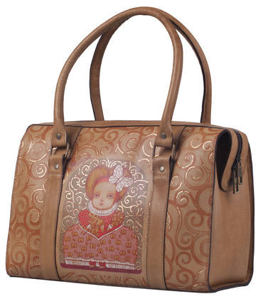 Torebka damska skórzana KEMER B29 Brązowa - min. zamówienie 20 / 50 / 100 szt.