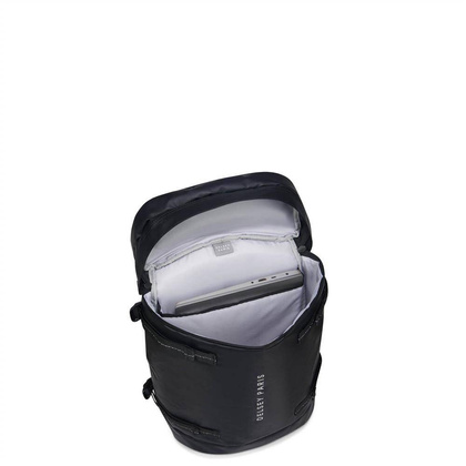 Delsey Raspail Plecak miejski na laptopa czarny wodoodporny