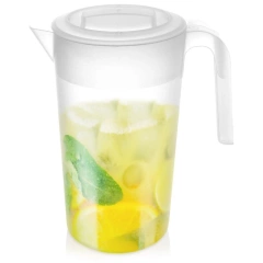 Dzbanek do napojów z pokrywką uchwytem dzióbkiem plastikowy 2,3 l