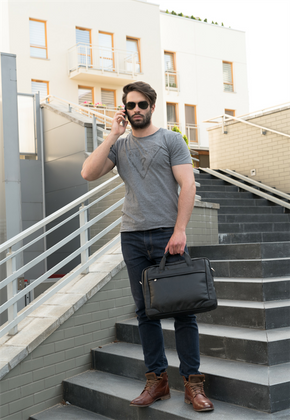 Torba na laptopa McKlein Bronzeville 15,6" Brązowa