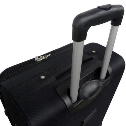 Duża walizka PELLUCCI RGL 1003 L Czarno Czerwona