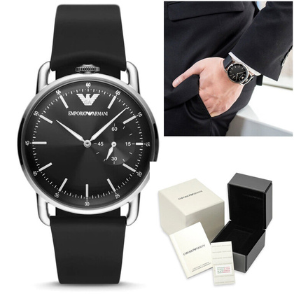 ZEGAREK MĘSKI EMPORIO ARMANI AR11336 - AVIATOR + BOX