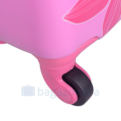 Walizka dziecięca KEMER RGL MOTYLEK Różowa