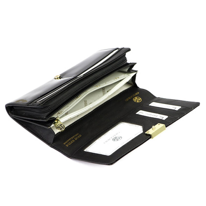 Portfel damski skórzany PELLUCCI LS-106 czarny