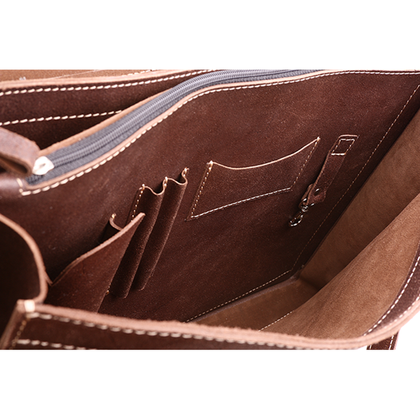 Big torba skórzana biznesowa KEMER VOOC TC8 czarny