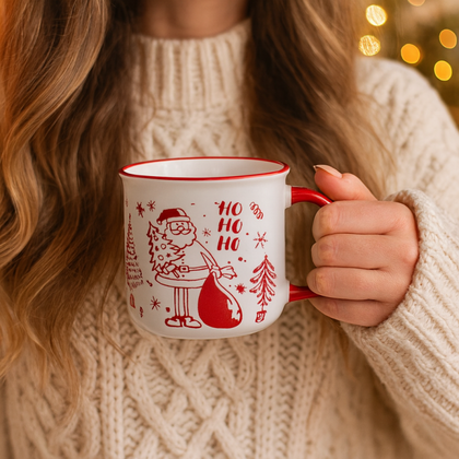 Świąteczny Kubek ceramiczny 350 ml + Pudełko na Prezent KB14