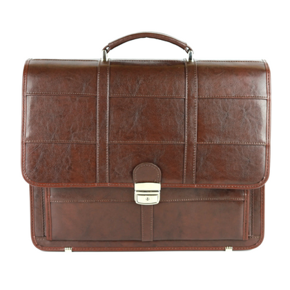 514 Teczka męska pasy - jasny brąz KEMER