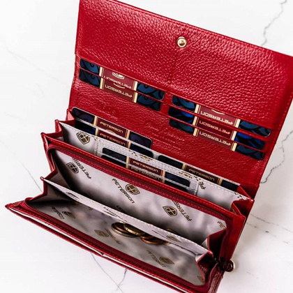 Portfel damski skórzany PELLUCCI PTN 42100-SH champagne