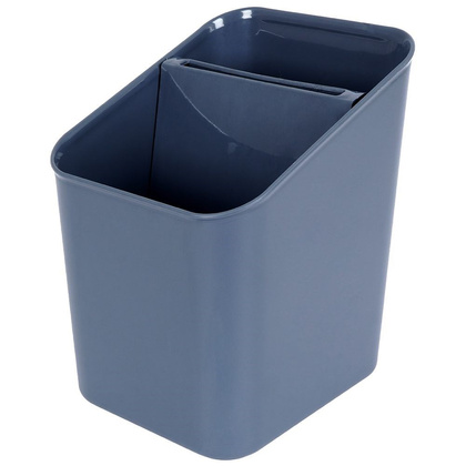 Ociekacz stojak koszyk pojemnik na sztućce przybory kuchenne organizer kuchenny szary