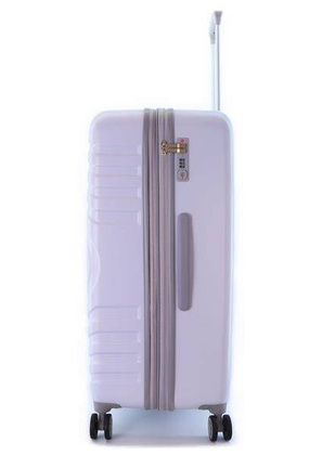 Walizka duża ELLE Debossed lilowa