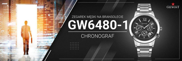 Zegarek Męski GIEWONT GW6480-1 Chronograf
