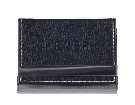 Etui na wizytówki KEMER 52804401Czarne - min. zamówienie 20 / 50 / 100 szt.