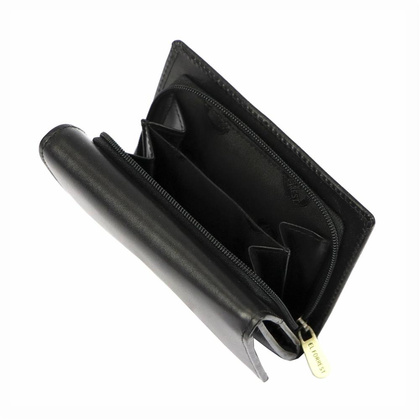 Portfel damski skórzany 938 RFID Czarny