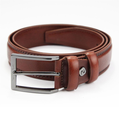 Pasek męski skórzany PIERRE CARDIN VNG 090 GF Niebieski