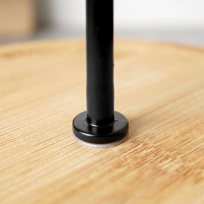 Patera drewniana 2-poziomowa naturalna 24 cm