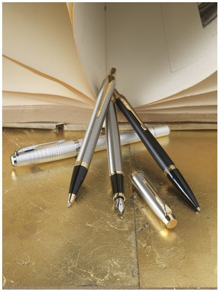 PARKER Długopis IM, Czarny / Chrome