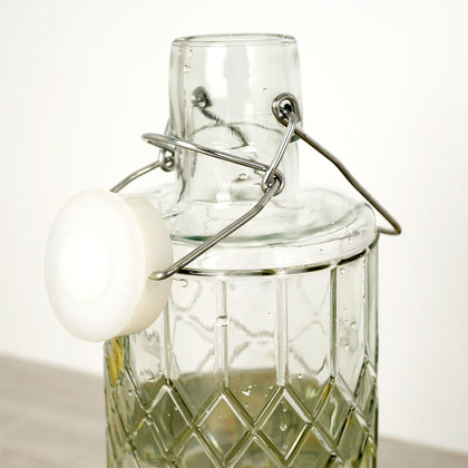 Szklanki z karafką szklane 4 szklanki karafka zestaw 5 el.