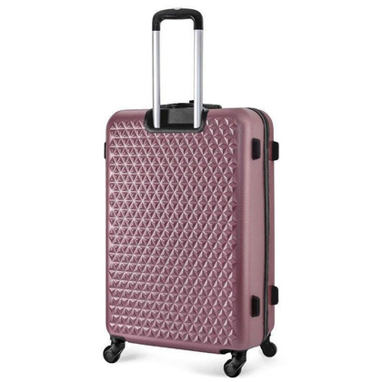 Średnia walizka KEMER SOLIER 870 Różowa - min. zamówienie 20 / 50 / 100 szt.