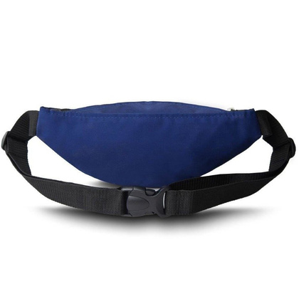 Materiałowa saszetka biodrowa KEMER SOLIER SN03 Niebieska - min. zamówienie 20 / 50 / 100 szt.