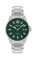 srebrny || zielony