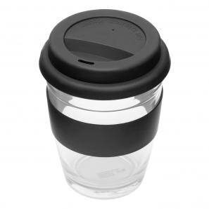 Kubek szklany PICK UP 350ml, czarny