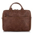 Torba na ramię ze skóry naturalnej na laptop BRØDRENE BL12 jasny brąz - min. zamówienie 20 / 50 / 100 szt.