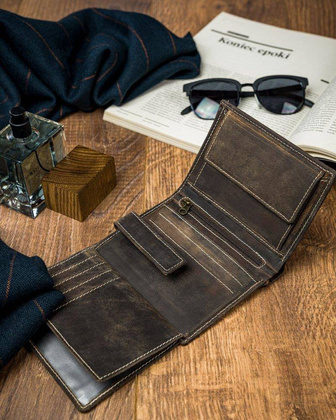 Oryginalny portfel męski skórzany cavaldi®