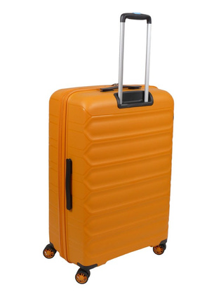 Walizka DIELLE 100 4k 76cm duża żółta PP z poszerzeniem