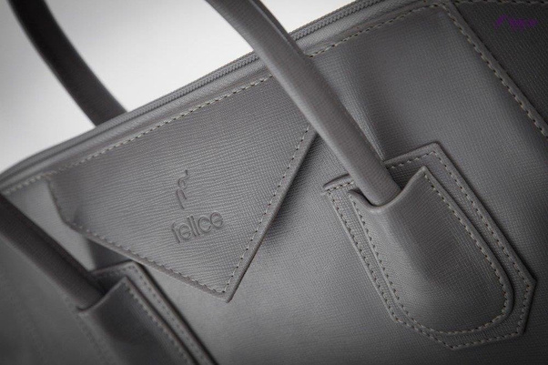 Torebka damska KEMER Dublin Jasno Szara - min. zamówienie 20 / 50 / 100 szt.