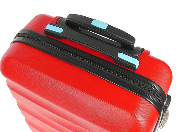 Mała kabinowa walizka DIELLE 150 Czerwona