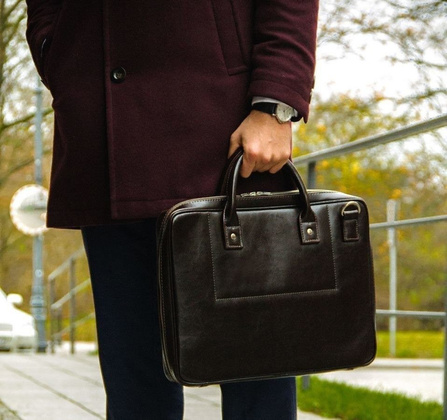 Torba skórzana na laptop 15.4" KEMER SOLIER Belfast - min. zamówienie 20 / 50 / 100 szt.