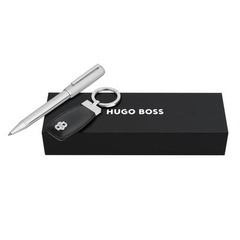 Zestaw upominkowy Hugo Boss długopis i brelok HAK519B + HSL5654B