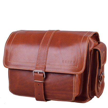 Torebka damska skórzana KEMER 889 Jasny Brąz