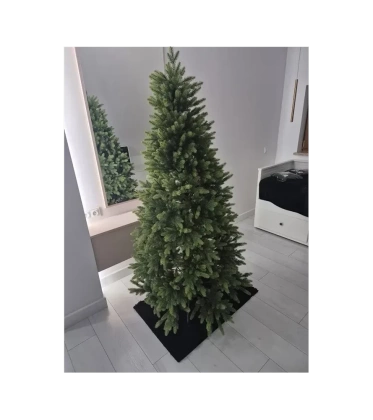 Choinka sztuczna PE10 180 cm FULL PE zielona jasne końcówki z metalowym stojakiem