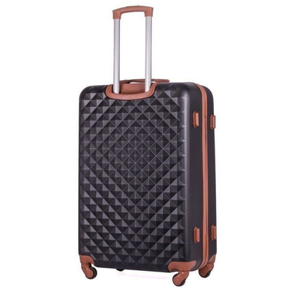 Duża walizka KEMER SOLIER 190 Czarna - min. zamówienie 20 / 50 / 100 szt.