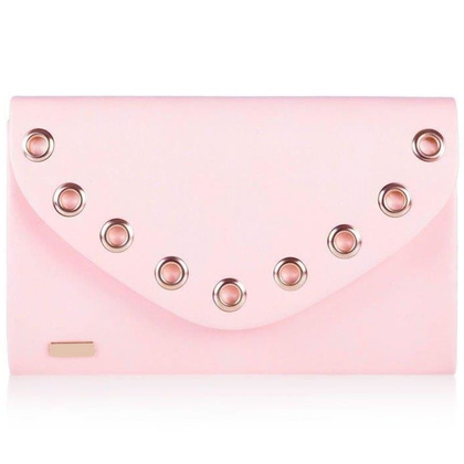 Kopertówka damska z łańcuszkiem KEMER SOLIER F21 Pudrowy Róż - min. zamówienie 20 / 50 / 100 szt.