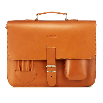 Duża torba skórzana 3w1 KEMER VOOC Vintage P43 Brązowa