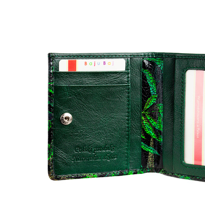 Mały portfel damski BajuBaj z kolorowej skóry naturalnej – elegancja i praktyczność PD1031s161