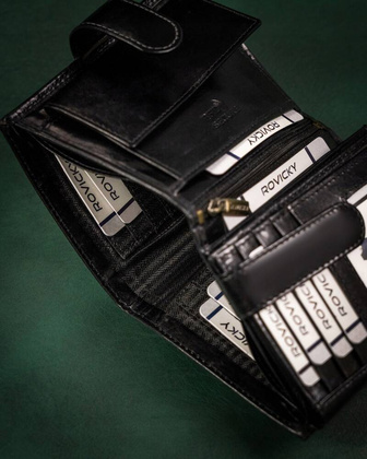 Duzy skorzany portfel meski