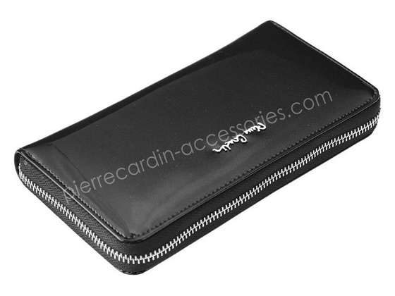 Portfel damski skórzany PIERRE CARDIN 05 LINE 119 Niebieski