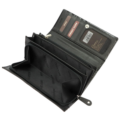 Portfel damski skórzany PELLUCCI 0743-57 RFID Czarny