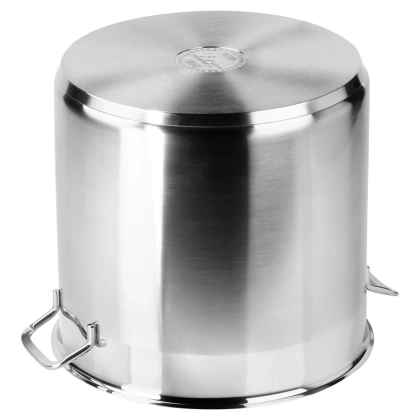 Garnek stalowy z pokrywką 18/10 PREMIUM 18,2 l ORION