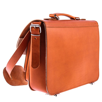 TECZKA SKÓRZANA 3W1 KEMER VOOC Vintage P13 BRĄZOWA