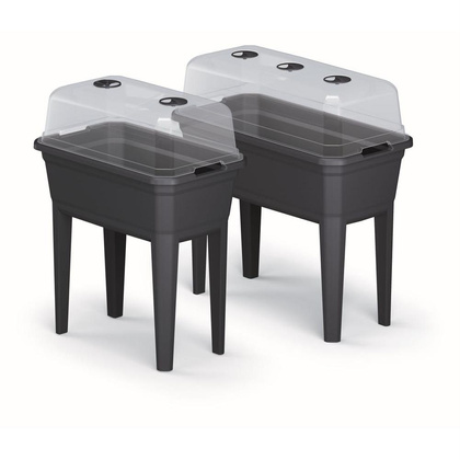 Szklarnia stojąca rozsadnik Respana set antracyt